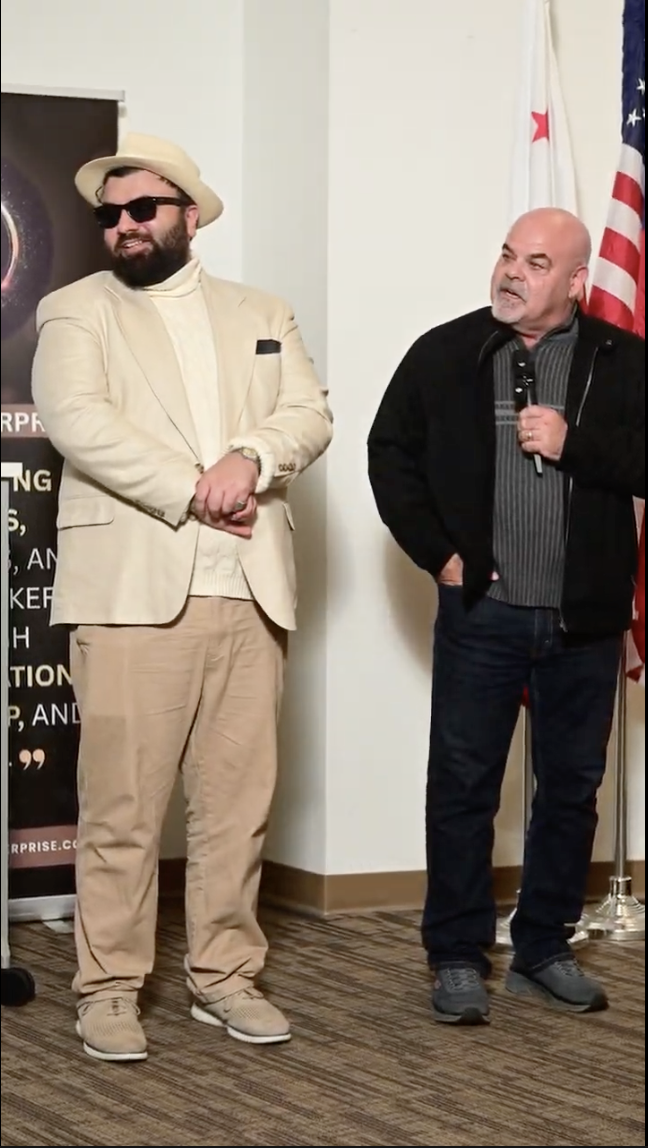 Israel Tribune leadership at the magazine launch event