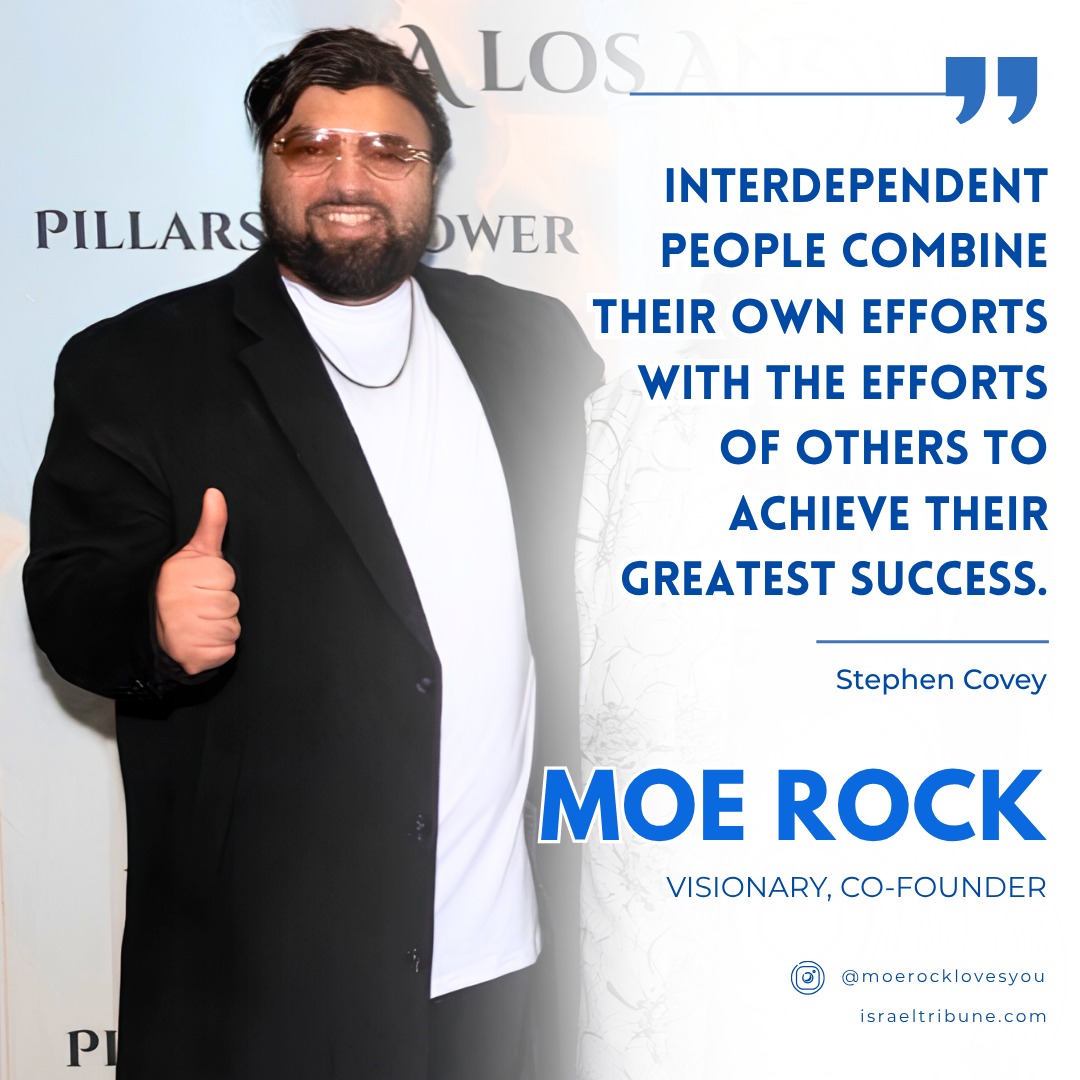 Moe Rock: Interdependent people combine their own efforts with the efforts of others to achieve their greatest success. Quoting Stephen Covey.
